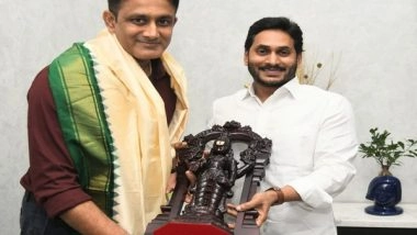 India News | Anil Kumble Meets Andhra CM, Suggests Setting Up Sports University, Equipment Factory