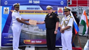 India News | INS Tabar Participates in Russia's Navy Day Celebrations