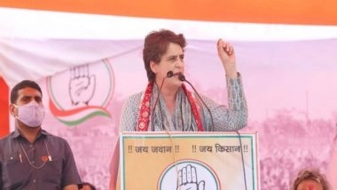 India News | UP Govt Sacked More Than 500 Workers by Imposing ESMA, Alleges Priyanka Gandhi Vadra
