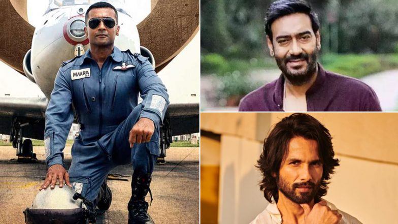 Soorarai Pottru Remake:  Ajay Devgn, Shahid Kapoor, John Abraham - 5 Actors Who Can Play The Lead In Hindi Version of Suriya's Film