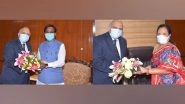 India News | Darshana Vikram Jardosh, Raosaheb Dadarao Danve Take Charge as MoS for Railways