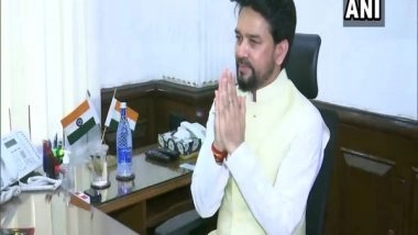 Sports News | Tokyo Olympics: Sports Minister Anurag Thakur to Send off First Batch of Indian Athletes Today