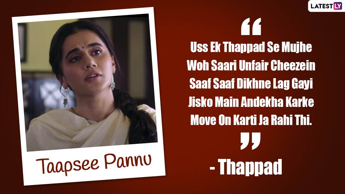 Taapsee Pannu Birthday Special: 8 Movie Dialogues by the Versatile Star ...