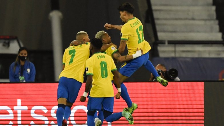 Brazil 1-0 Peru, Copa America 2021 Result: Lucas Paqueta's Strike Advances Selecao To Final (Watch Goal Video Highlights)