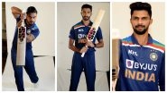 Devdutt Padikkal, Ruturaj Gaikwad, Nitish Rana & Other Members of Team India Flaunt Jerseys in Latest Photoshoot Ahead of IND vs SL 1st ODI 2021 (See Pics)