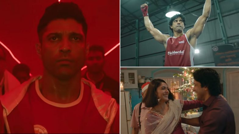 Dekh Toofaan Aaya Hai From Toofaan: Farhan Akhtar Is Intense, Energetic and All About Attaining His Goals in This Peppy Track by D’Evil (Watch Video)