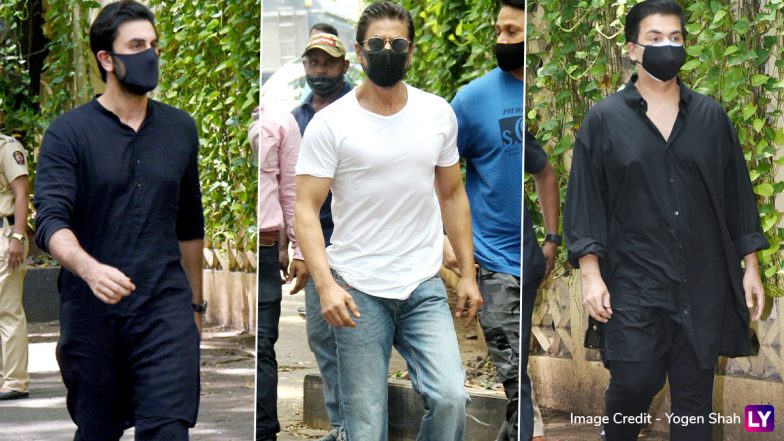 Dilip Kumar Funeral: Shah Rukh Khan, Ranbir Kapoor, Karan Johar, Anil Kapoor Visit Late Actor’s House Before His Last Rites (See Pics)