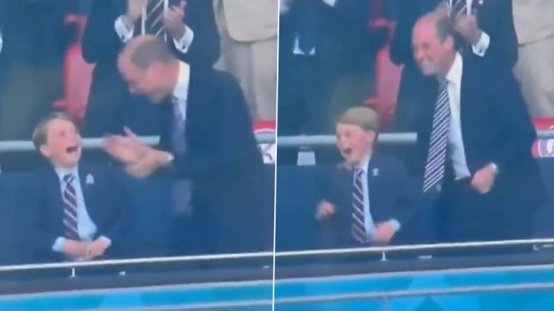 Here's How Prince George Reacted to England's Goal During Euro 2020 Final vs Italy (Watch Video)