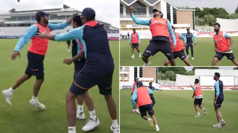 Team India Engage in Fun Drill Session Ahead of Tests vs England (Watch Video)