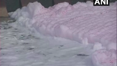 India News | Toxic Foam Floats on Yamuna River in Delhi