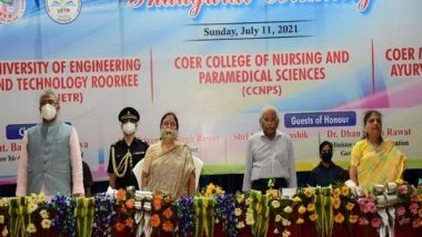 Business News | University of Engineering and Technology (UETR) Inaugurated in Roorkee, and Opened It's Gates for the Batch 2021