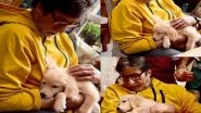 Entertainment News | Amitabh Bachchan Shares Adorable Pictures Cuddling His New On-set Companion