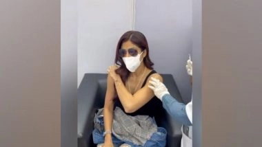 Entertainment News | Shilpa Shetty Receives Second Jab of COVID Vaccine, Urges People to Get Vaccinated
