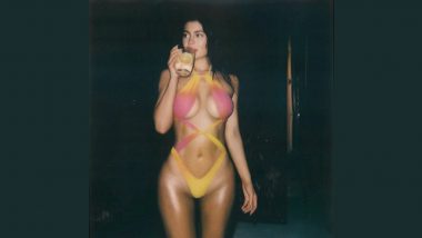 Kylie Jenner Flaunts Her Perfect Ripped Abs In a Sexy Multi-Coloured Halter Swimsuit, Shares Sizzling Photo
