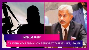 India At UNSC: Dr Jaishankar Speaks On Terrorist Threats, LeT, JeM, ISIL