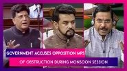 Piyush Goyal, Other Ministers Accuse Opposition MPs Of Obstruction During Monsoon Session