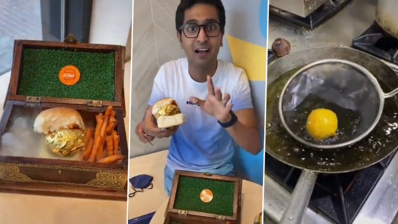 Gold Vada Pav! Dubai Serves World's First 22K Gold Plated Vada Pav At A Whopping Price (Watch Video)