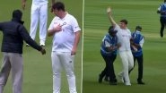 Here&rsquo;s How Pitch Invader 'Jarvo 69' Pretended to be an Indian Fielder During Lord&rsquo;s Test vs England (Watch Full Video)
