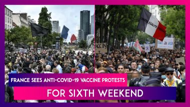 France: Protests Against Covid-19 Vaccine Health Pass Continue For Sixth Consecutive Weekend