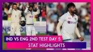 IND vs ENG Stat Highlights 2nd Test Day 5: Bowlers Help India Win Lord&rsquo;s Test