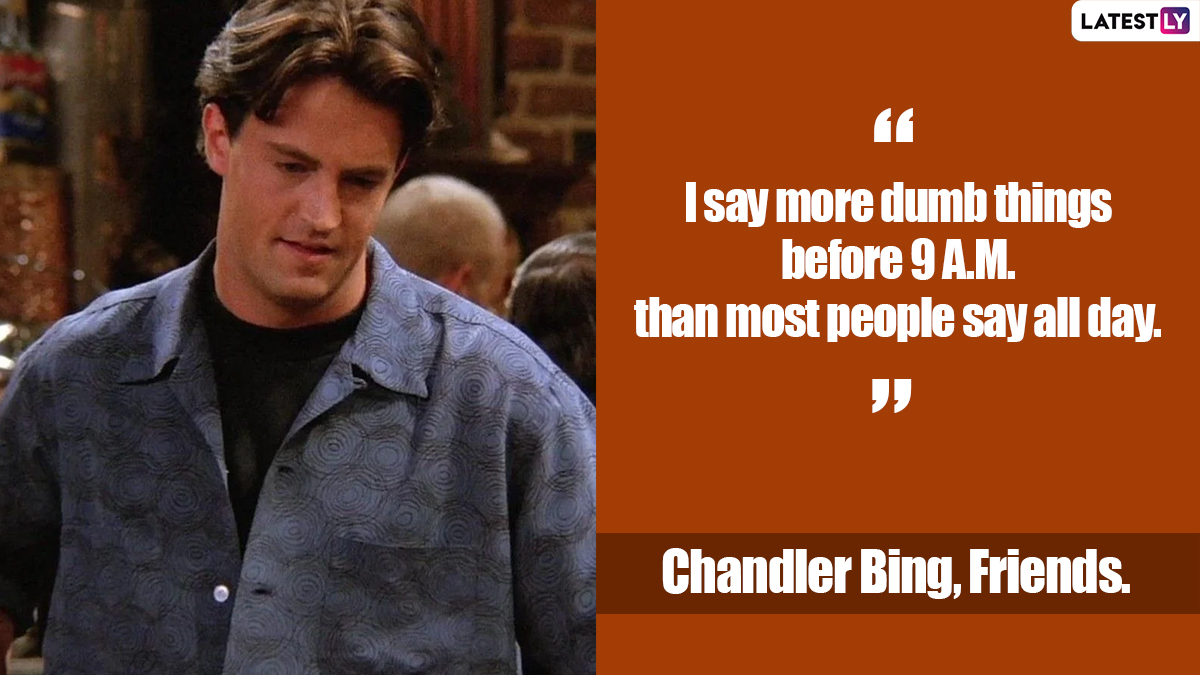 Matthew Perry Birthday Special: 7 Dialogues From FRIENDS That Prove ...