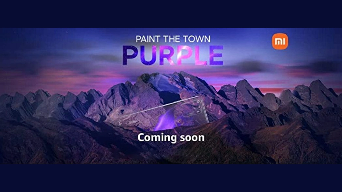 Xiaomi Redmi Note 10S Purple Colour Variant Teased