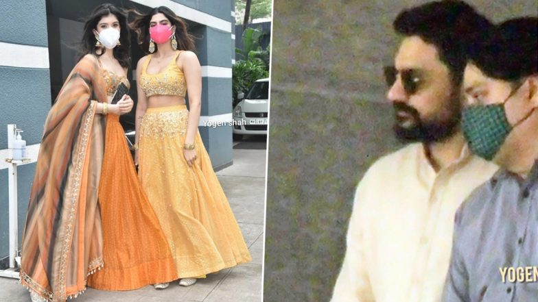 Rhea Kapoor-Karan Boolani Wedding: The Groom Leaves For The Festivities; Shanaya and Khushi Kapoor Look Ravishing In Their Lehengas (View Pics)