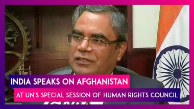 India Speaks On Afghanistan At UN's Special Session Of Human Rights Council