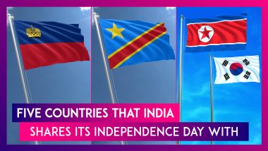 Independence Day in India On August 15: Here Are Five Other Countries Which Share Their Independence Day With India