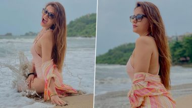 Hot Pics Alert! Rubina Dilaik Dons Sexy One-Piece Swimsuit to Give Major Beach Outfit Goals, Says ‘Going Crazy At Beaches’