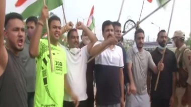 India News | BJYM Holds 'Tiranga Rally' in Jammu to Mark Two Years of Abrogation of Article 370