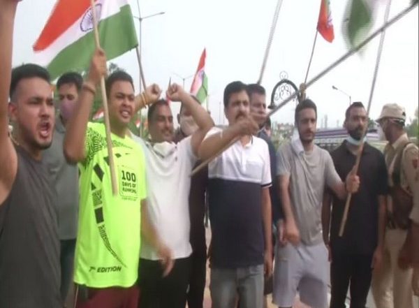 India News | BJYM Holds 'Tiranga Rally' in Jammu to Mark Two Years of Abrogation of Article 370