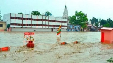 India News | Ganga River Flows Above Danger Mark in Varanasi, Rescue Operations Underway