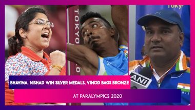 Bhavina Patel, Nishad Kumar Win Silver Medals, Vinod Kumar Bags Bronze at Tokyo Paralympics 2020