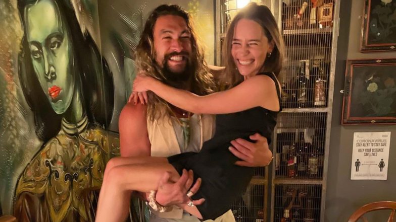 Jason Momoa Lifting Emilia Clarke in This Picture Reminds of Khaleesi and Khal Drogo’s Love