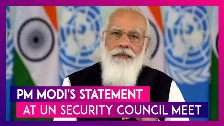 PM Modi's Statement At UN Security Council Meet, Says, Five Principles ...