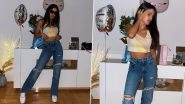 Hardik Pandya&rsquo;s Wife Natasa Stankovic Is a True &lsquo;90&rsquo;s Kid&rsquo; As She Poses In a High-Waist Ribbed Denim With Cute Crop Top, View Latest Insta Post