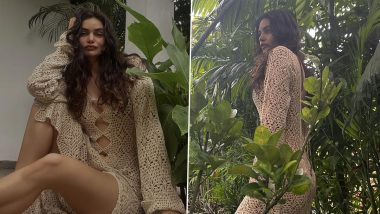 Arjun Rampal’s Partner Gabriella Demetriades Looks Resplendent In a Stylish Crochet Lush Dress, View Latest Photos