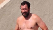 Adam Sandler Hits Beach During Spain Getaway, Amid Filming for His Upcoming Movie Hustle