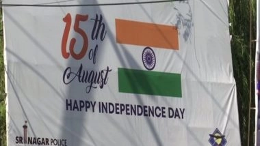 India News | Independence Day Hoardings Ignite Spirit of Patriotism in Srinagar