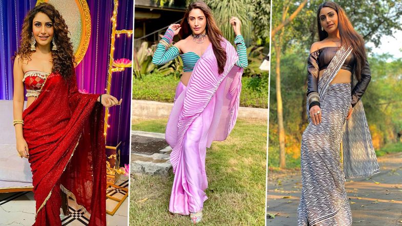 5 Times Surbhi Chandna Set Instagram Scorching With Her Sultry Saree Looks (View Stunning Pics)