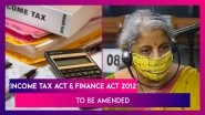 Income Tax Act & Finance Act 2012 To Be Amended To Remove Retrospective Tax Demands Prior To May 28, 2012