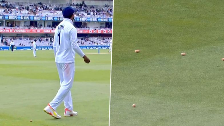 England Fans Throw Bottle Corks Towards KL Rahul While Fielding, Virat Kohli Asks Him To Throw Them Back (Watch Video)