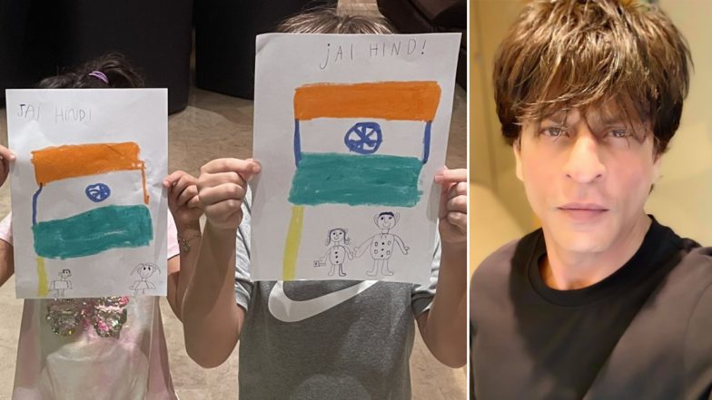 Independence Day 2021: Shah Rukh Khan Shares Abram's Picture And Recites Saare Jahan Se Achcha Saying 'Mazhab Nahi Sikhaa Aapas Mei Bair Rakhna'(View Pic)