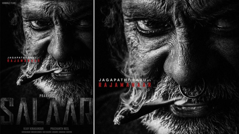 Salaar: Prabhas Starrer To Feature Jagapathi Babu in the Key Role of Rajamannar, Check Out His First Look Poster