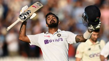 IND vs ENG 2nd Test 2021 Day 1 Stat Highlights: KL Rahul’s Hits Sixth Hundred To Put Visitors on Top at Lord’s Cricket Ground
