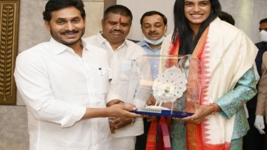 India News | Andhra Pradesh CM Jaganmohan Reddy Felicitates Olympics Bronze Medal Winner PV Sindhu