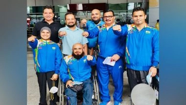 Sports News | Paralympics: Indian Powerlifters Depart for Tokyo with Eye on Medal