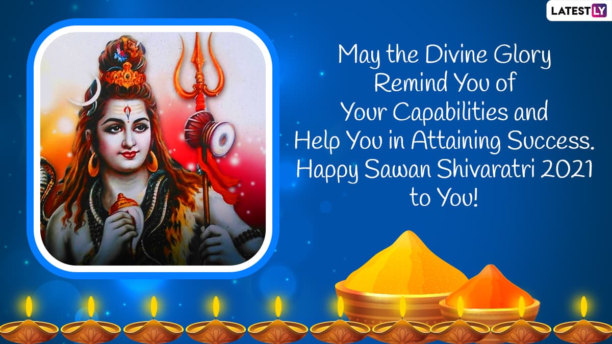 Sawan Shivratri 2021 Wishes, Greetings & Messages: Lord Shiva Whatsapp 