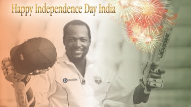 Brian Lara, West Indies Cricket Legend, Extends Wishes to India on Her 75th Independence Day, (Check Post)